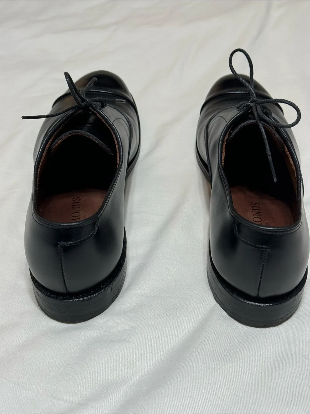 Allen Edmonds Park Ave (Black) Cap-Toe Oxford dress shoes